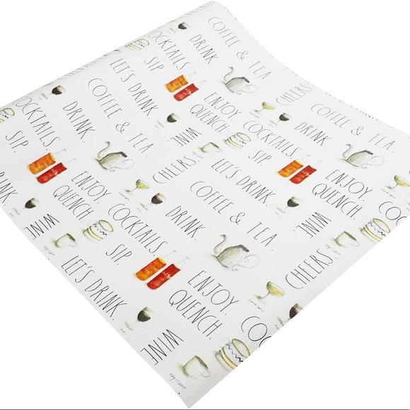 NEW Rae Dunn Non Adhesive Shelf Liner 17.75in x 8ft Non Adhesive Liner Roll - Picture 5 of 5